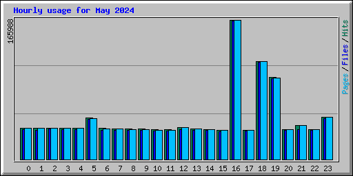 Hourly usage for May 2024